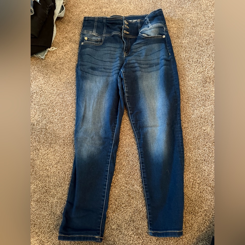 NOBO Dark Blue Skinny Jeans